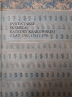 Inwentarze skarbca katedry krakowskiej z lat 1702