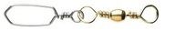 Krętlik z agrafką Okuma Norwegian Snap Swivel Size 8 Brass - 8pcs (33144)