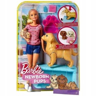 Mattel Bábika Barbie Narodenie psíkov FBN17/FDD43