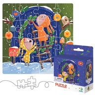 Puzzle Čakanie Vianoc 2v1 Vianočná skladačka