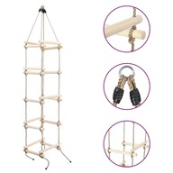 Šnúrkový rebrík pre deti 200 cm drevený