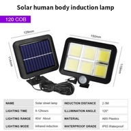 120 LED lampa słoneczna na zewnątrz Solar Garden czujnik światła PIR czujni