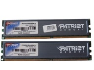 Pamięć DDR 2GB 400MHz PC3200 Patriot Blue 2x 1GB