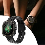 Smartwatch Sportowy zegarek Wodoodporny krokomierz Czarny