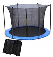 WEWNĘTRZNA SIATKA DO TRAMPOLINY 8FT 244-252 6 NÓG