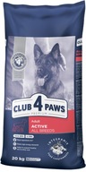 Suché krmivo Club 4 Paws pre aktívnych psov 20kg