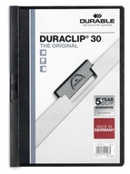 DURACLIP Original 30, skoroszyt zaciskowy A4, 1-30