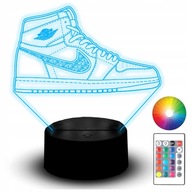 Lampka Nocna LED Statuetka RGB 3D Grawer But Nike Air Jordan 1 High Dior