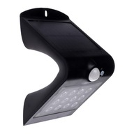 Lampka Solarna Elewacyjna Czarna 1,5W przed dom