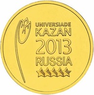 10 rubľov 2013 Univerziáda Kazaň - Mincovňa (UNC)