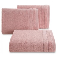 Eurofirany Komplet Ręczników Kąpielowych Frotte 2x50x90 + 2x70x140 pudrowy