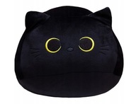 Maskot čierna mačka Vankúš plyšová hračka 40CM