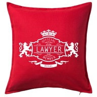 LAWYER OFFICIAL MEMBER poduszka 50x50 prezent