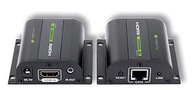 Extender HDMI Techly EXT-E70I po skrętce Cat. 5e/6/6a/7, do 60m, z odbiorn