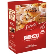 Delecta Babeczki nadziane płatkami czekolady 280 g