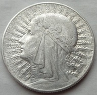 5 złotych - GŁOWA KOBIETY - 1932 - znak mennicy