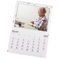 5x Foto kalendarz na 2024 prezent na święta A3