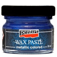 Pentart Pasta Woskowa 20 ml Niebieska WAX PASTE