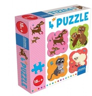 Granna Puzzle s jazvečíkom 4 puzzle 4 dieliky