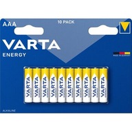 Baterie AAA R03 alkaliczne LR03 Varta ENERGY Value Pack 4103 - 10 sztuk