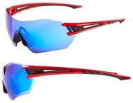 Cyklistické okuliare Focus červeno-čierne Accent