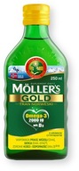 Mollers Gold Tran Norweski, płyn cytrynowy, 250 ml
