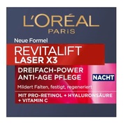L'Oréal, Revitalift Laser X3 Cica Nočný krém 50ml
