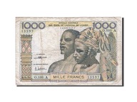 Banknot, Kraje Afryki Zachodniej, 1000 Francs, 195