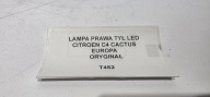 light right rear part LED CITROEN C4 CACTUS original EUROPA