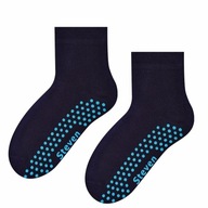 STEVEN 164 ponožky z ABS BAVLNA čierna 32-34