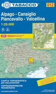 TAB012 Alpago-Cansiglio, Piancavallo-Valcellina Tabacco
