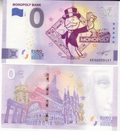 UE -Banknot 0-euro-Niemcy 2023-1 Monopoly Bank