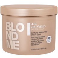 Schwarzkopf detoxikačná maska na blond vlasy 500ml so sójovým proteínom