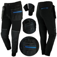 ELASZTIKUS, MELEGÍTŐ NADRÁG stílusú FÉRFI MUNKÁS NADRÁG, ERŐS, ND-TREBEL