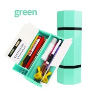 Multi-functional Magnet Pencil Case with Pencil Sharpener Calculator Large