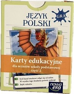 Język polski klasa 4 5 6 karty edukacyjne NOWA ERA szkoła podstawowa