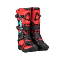 LEATT BUTY CROSS 3.5 JUNIOR (DZIECIĘCE) BOOTS FUEL KOLOR CZERWONY/CZARNY/NI