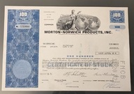 AKCJE - MORTON-NORWICH PRODUTS INC.-CUDD & CO. - 1971