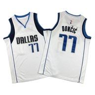 Nowy sezon 2023 męski Dallas Mavericks 77 Luka Doncic haftowana koszykówka