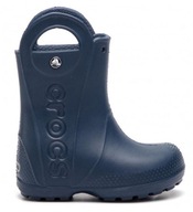 CROCS KALOSZE GRANATOWE WSUWANE Z LOGO 23-24 1ŻBA