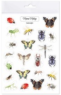 Nálepky Hmyz, realistické maľované ilustrácie