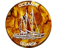Bursztynowa moneta Oceania Gdańsk