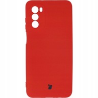 Zadný Kryt Bizon pre Motorola Moto G52 / G82 Silicone Case červený