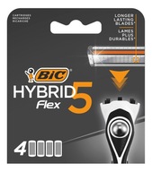 Bic System Wkłady do maszynki Hybrid Flex 5 4szt