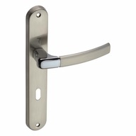 Klamka drzwiowa Gamet Carino 72 mm na klucz nikiel