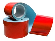 Reflexná lepiaca páska červená 10 cm