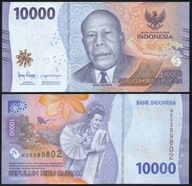 Indonézia 10000 RUPIAH P-165b UNC 2023