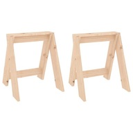 Stoličky, 2 ks, 40x40x45 cm, masívne borovicové drevo