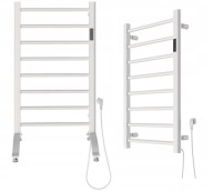 FÜRDŐSZOBAI ELEKTROMOS ÁLLÓ ACÉL RADIÁTOR 200W 500 x 800 mm FEHÉR