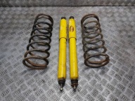 shock absorber + spring left front + right front LAND ROVER DISCOVERY and